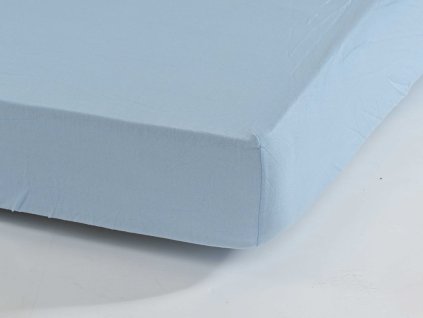 Prostěradlo JERSEY COMFORT 180x200 cm - Modrá
