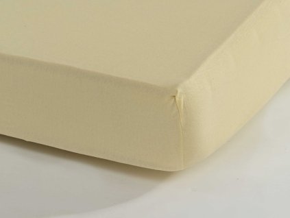 Prostěradlo JERSEY COMFORT 180x200 cm - Žlutá