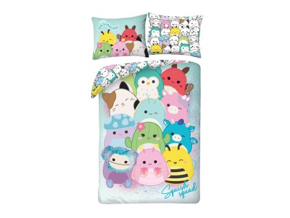 Povlečení z mikrovlákna 140x200 + 70x90 cm - Squishmallows
