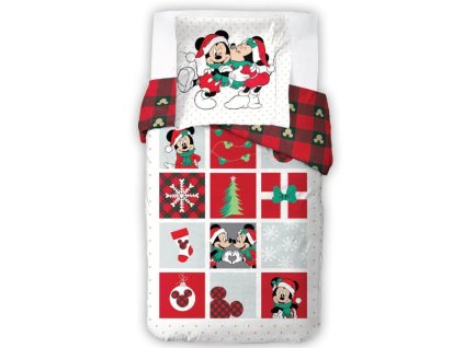 43906 1 vanocni povleceni minnie a mickey stastne a vesele pp