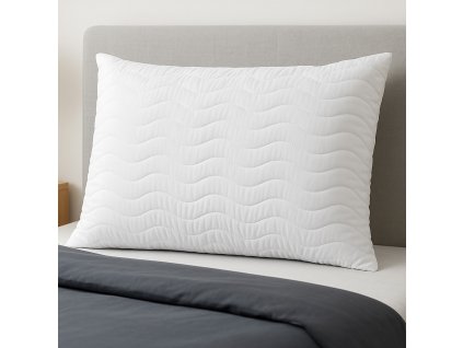 Prosivany polstar se zipem Komfort Plus 70x90 cm 341416 na posteli aiml