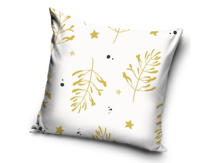 Velurovy povlak na polstarek Bile Kouzlo Jmeli 40x40 cm PNL258003 POSZ