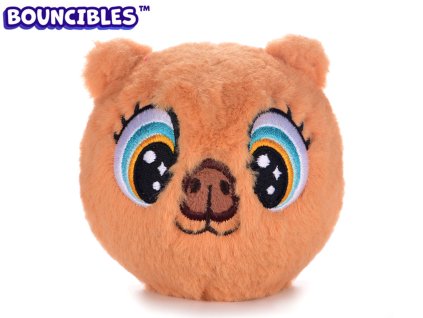 Bouncibles OLLIE plyšový skákací míček 8 cm