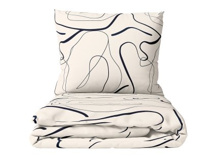 Bavlněné povlečení 140x200 + 70x90 cm - Mistari2