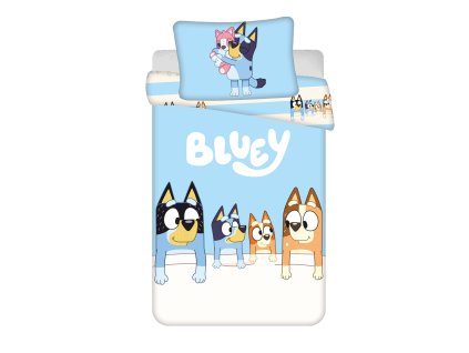 Povlečení do postýlky 100x135 + 40x60 cm - Bluey1