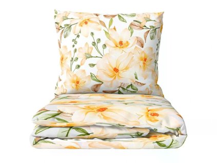Bavlněné povlečení 140x200 + 70x90 cm - Kouzlo magnólie
