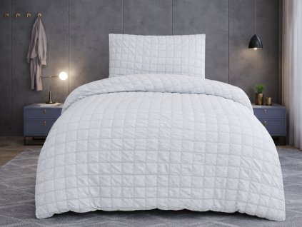 Krepové povlečení 140x200 + 70x90 cm - Naomi béžová