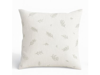 Mušelínový povlak na polštář 40x40 cm - Nature