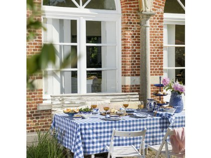 Bavlněný ubrus 150x250 cm WOW Spring - Spring Azurite