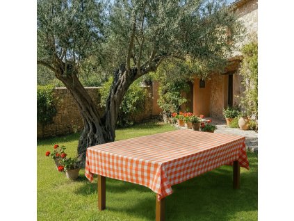 Bavlněný ubrus 150x250 cm WOW Spring - Spring Apricot