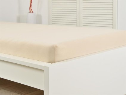 Prostěradlo FROTÉ do postýlky 70x140 cm – Kávová