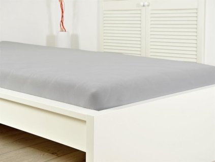Prostěradlo FROTÉ do postýlky 70x140 cm – Šedá