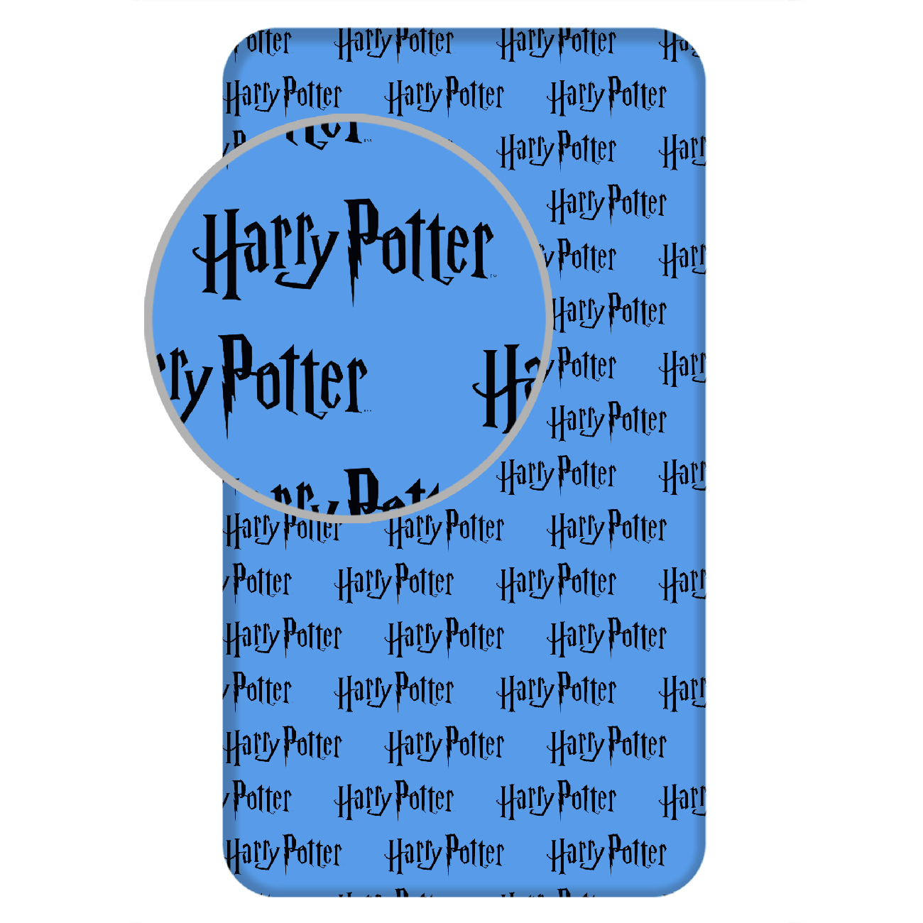 Levně Bavlněné napínací prostěradlo 90x200 + 25cm - Harry Potter "111HP"