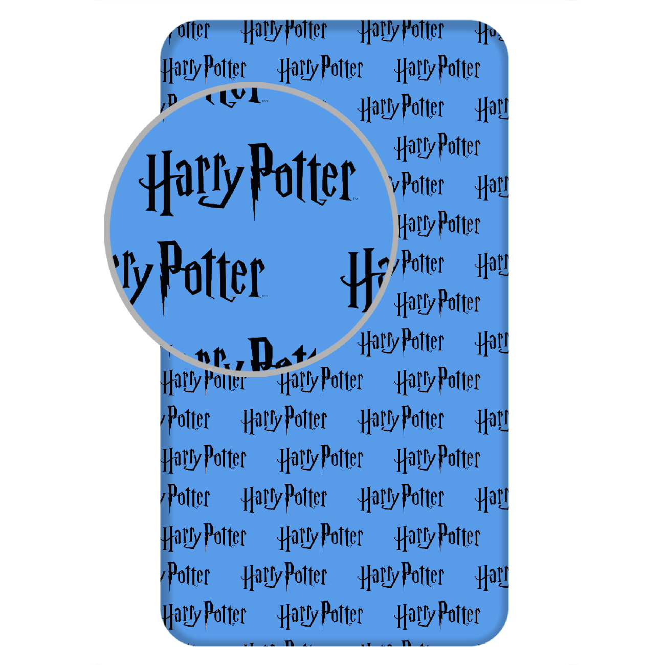 Jerry Fabrics Bavlněné napínací prostěradlo 90x200 + 25cm - Harry Potter 