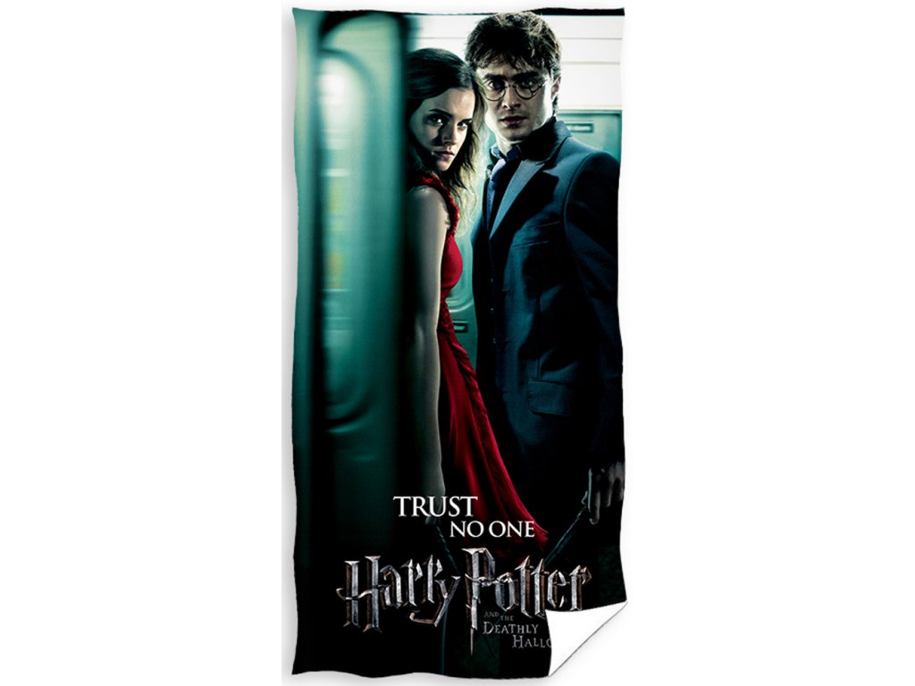 Carbotex Bavlněná froté osuška 70x140 cm - Harry Potter Nikomu nevěř