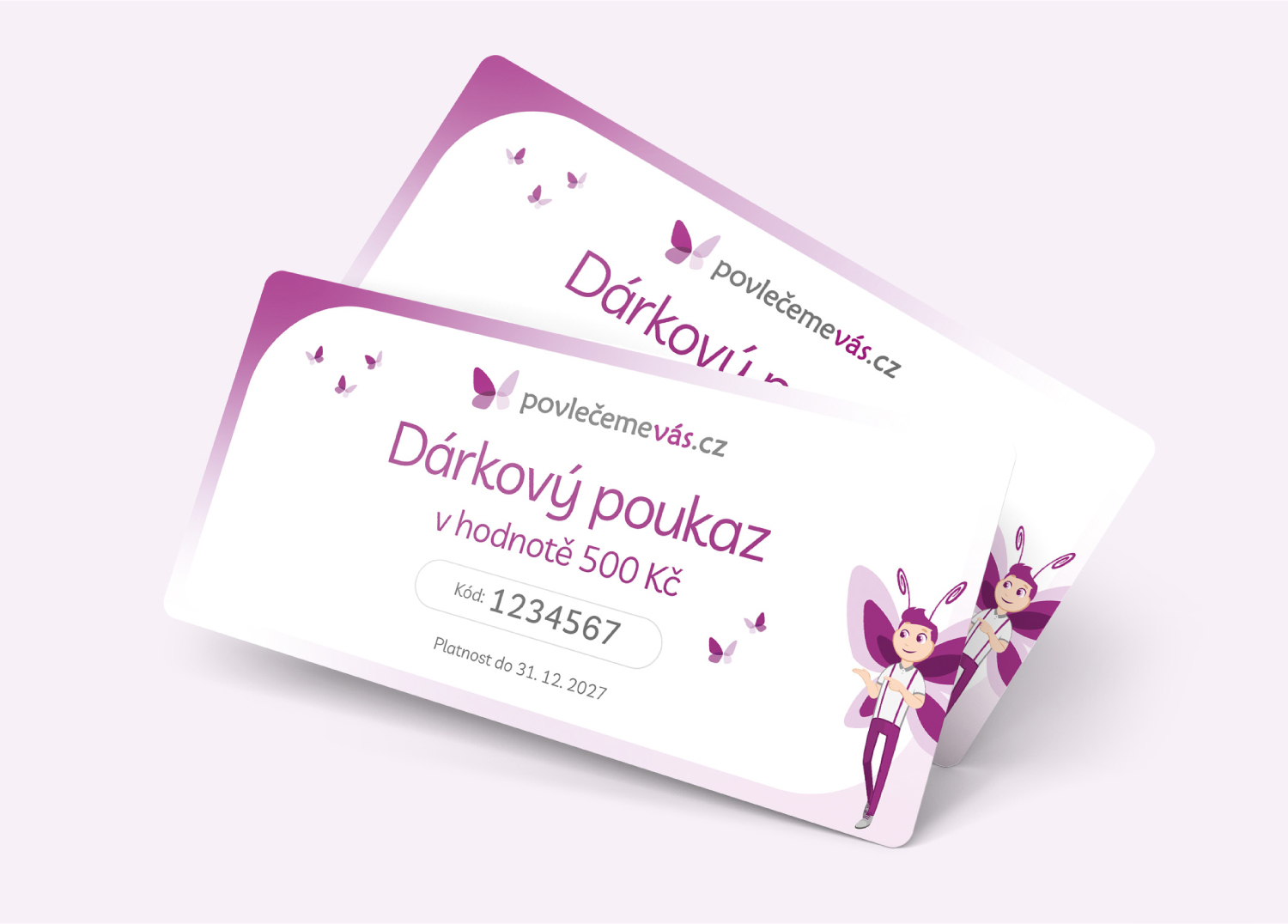 povlečemevás.cz Dárkový poukaz 500 Kč - tištěný