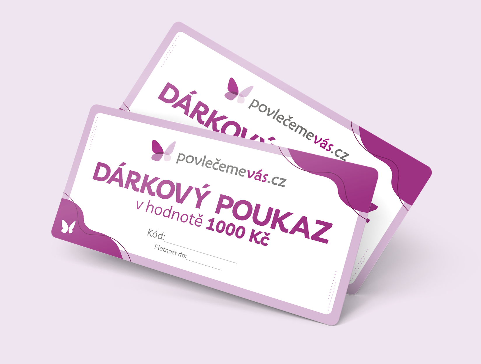 povlečemevás.cz Dárkový poukaz 1000 Kč
