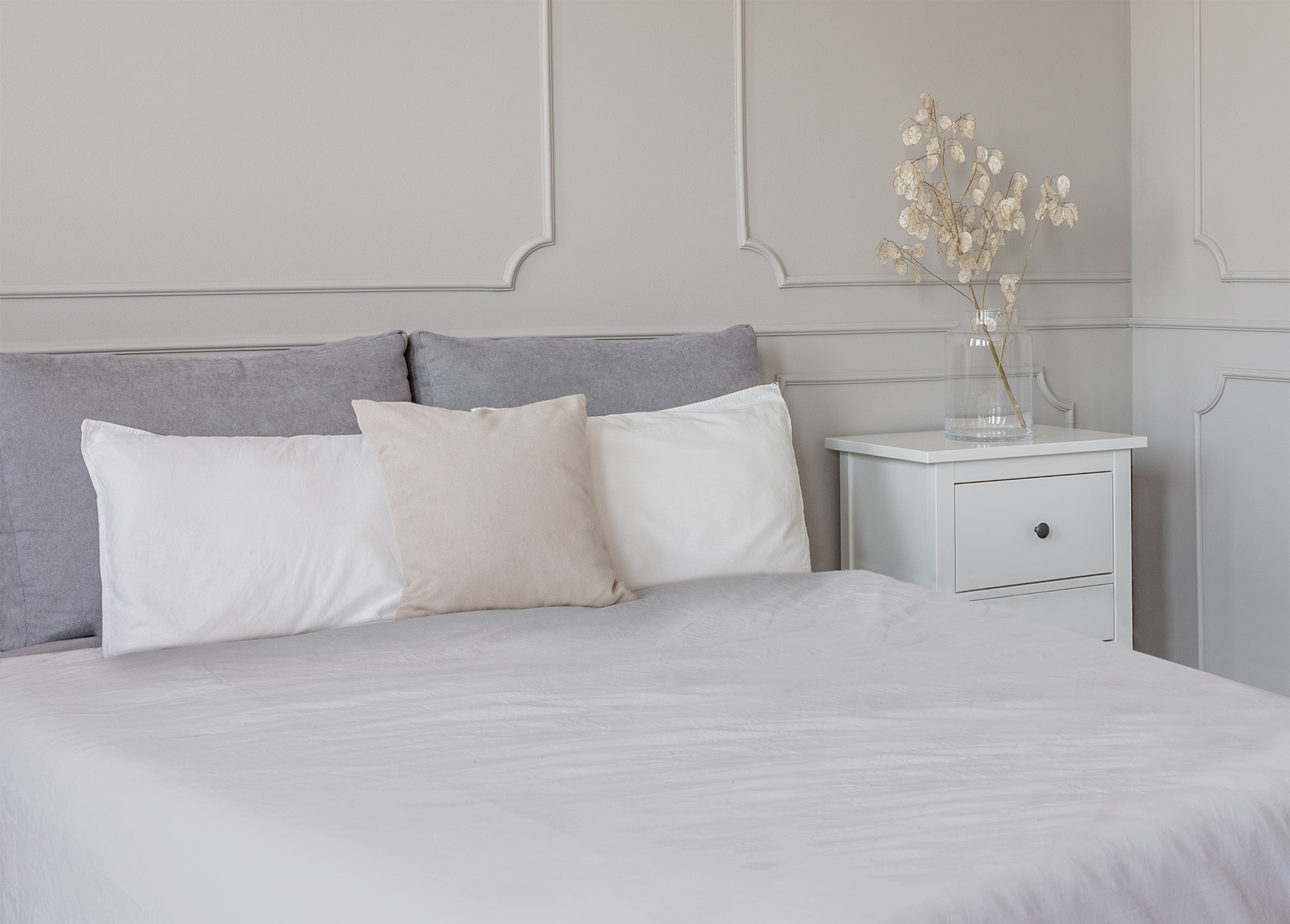 TipTrade Prostěradlo Jersey MAKO 200x200 cm - Šedé