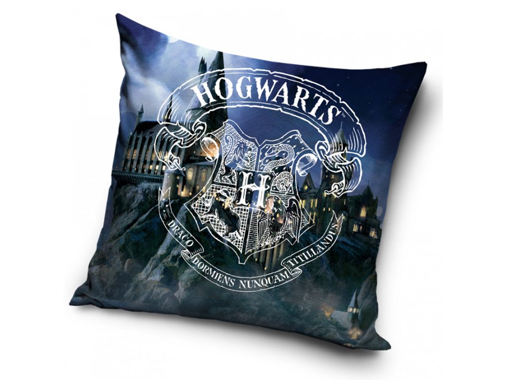 Carbotex Povlak na polštářek 40x40 cm - Harry Potter Bradavická škola