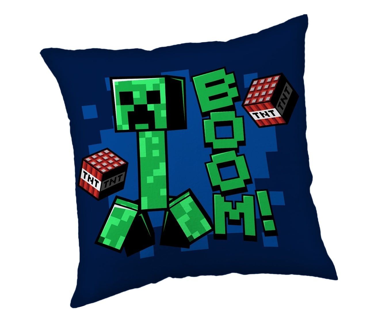 Jerry Fabrics Dekorační polštářek 40x40 cm - Minecraft Jolly Boom