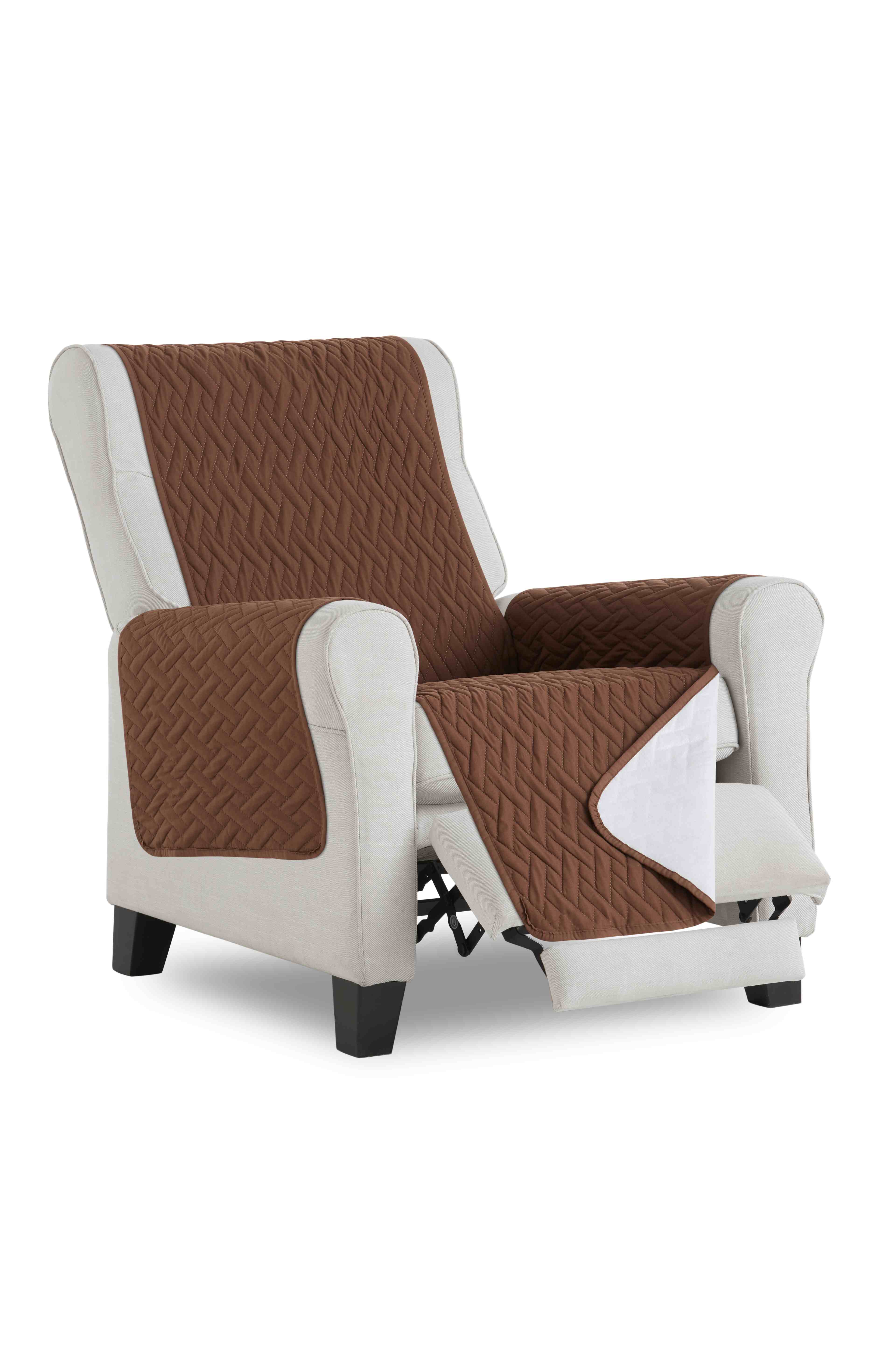 PovlečemeVás Nepropustný potah na křeslo - hnědý