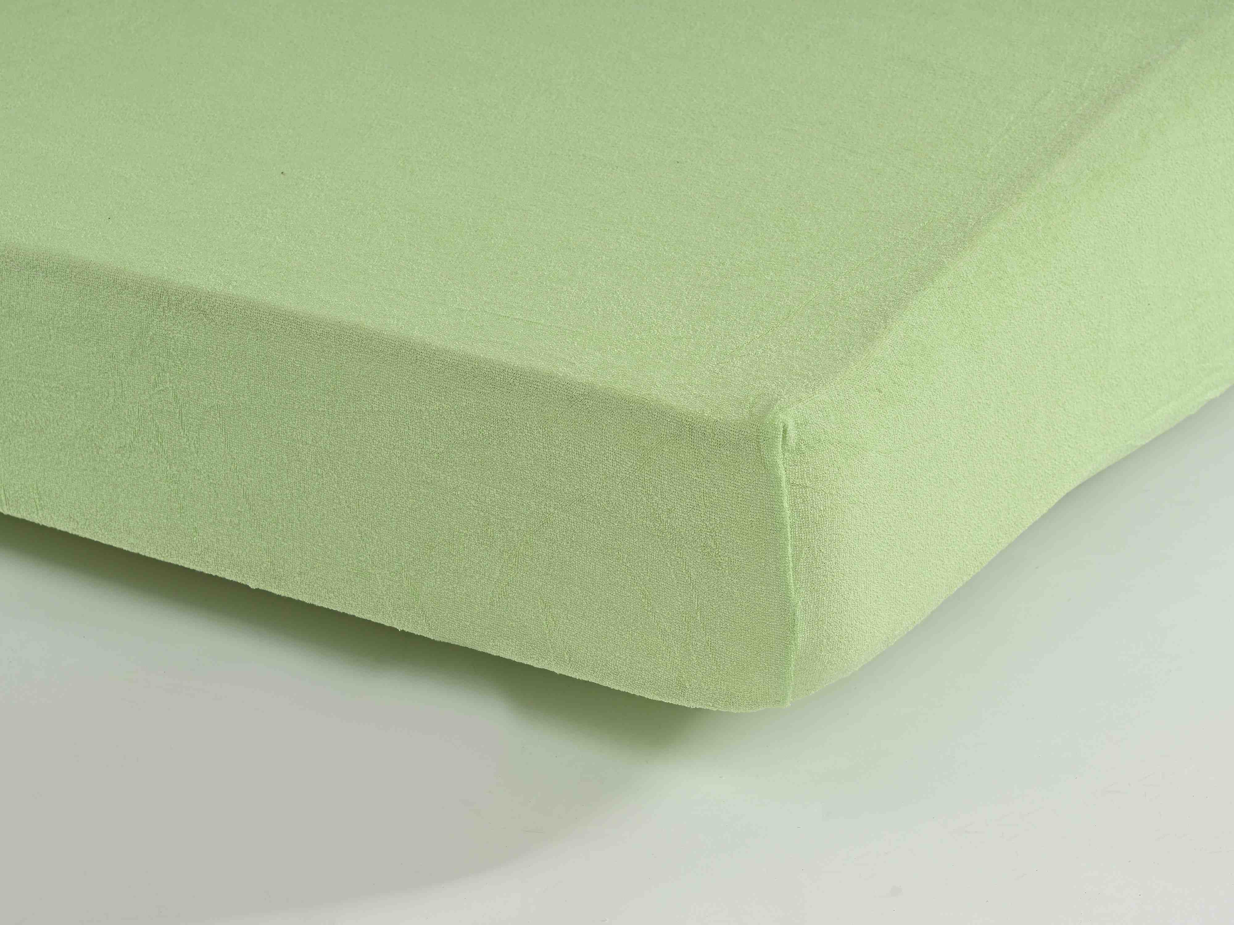 Profod Prostěradlo FROTÉ COMFORT 90x200 cm - Zelená