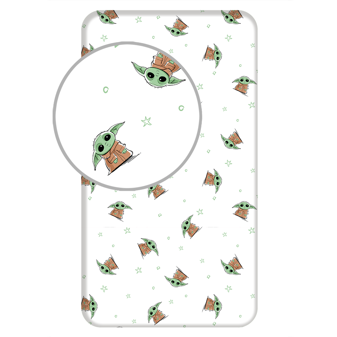 Jerry Fabrics Bavlněné napínací prostěradlo 90x200 + 25 cm - Star Wars 