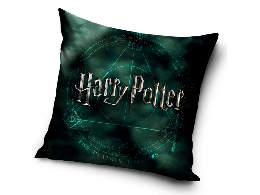 Levně Carbotex Povlak na polštářek 40x40 cm - Harry Potter Magic