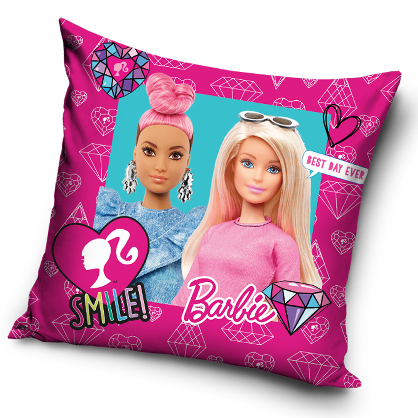 Levně Carbotex Povlak na polštářek 40x40 cm - Barbie Módní ikona