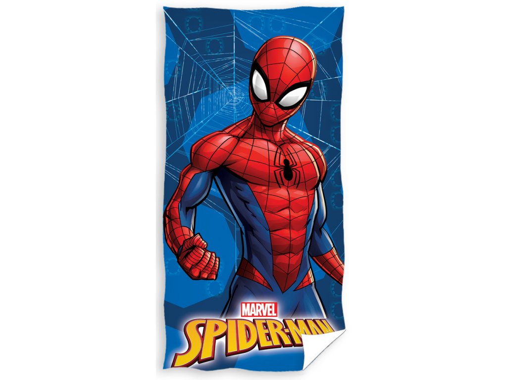 Levně Carbotex Bavlněná froté osuška 70x140 cm - Spider-man Remasted