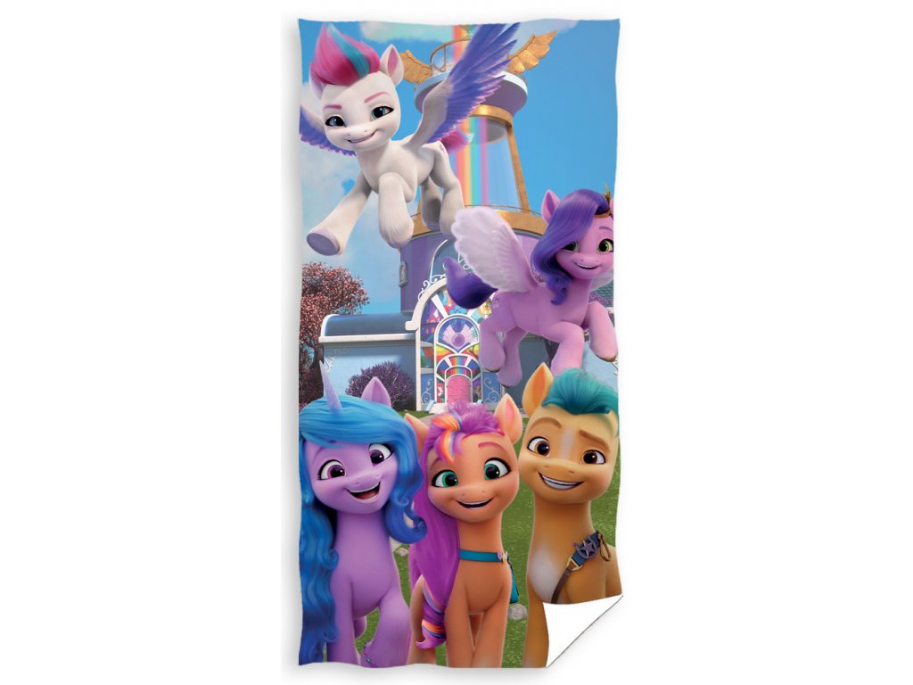 Levně Carbotex Bavlněná froté osuška 70x140 cm - My Little Pony Nová generace