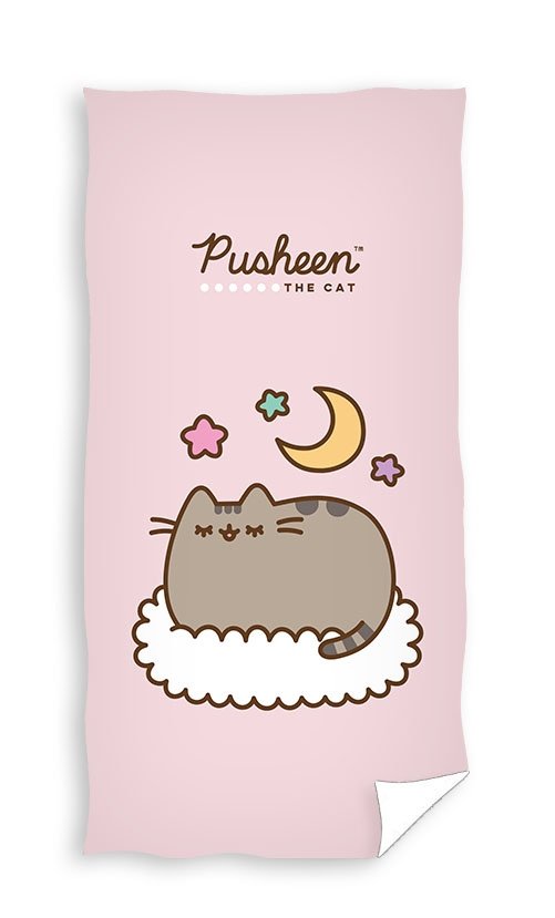 Levně Carbotex Bavlněná froté osuška 70x140 cm - Kočička Pusheen Daydream