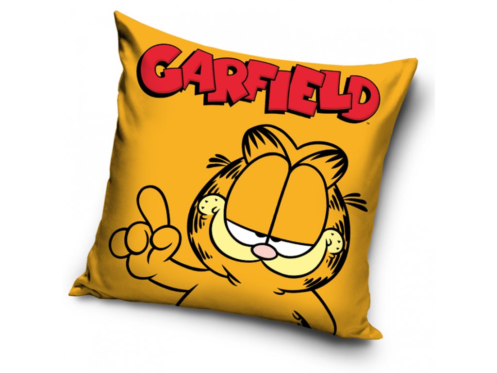 Levně Carbotex Povlak na polštářek 40x40 cm - Kocour Garfield