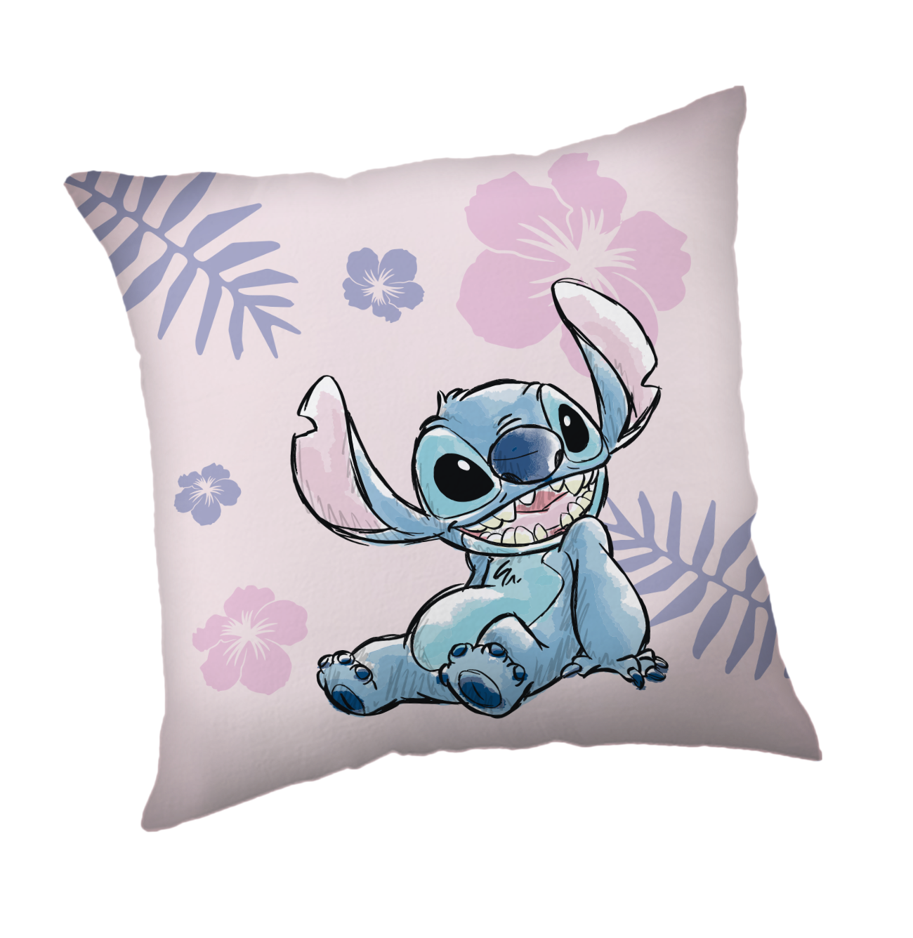 Levně Dekorační polštářek 35x35 cm - Lilo and Stitch"pink"