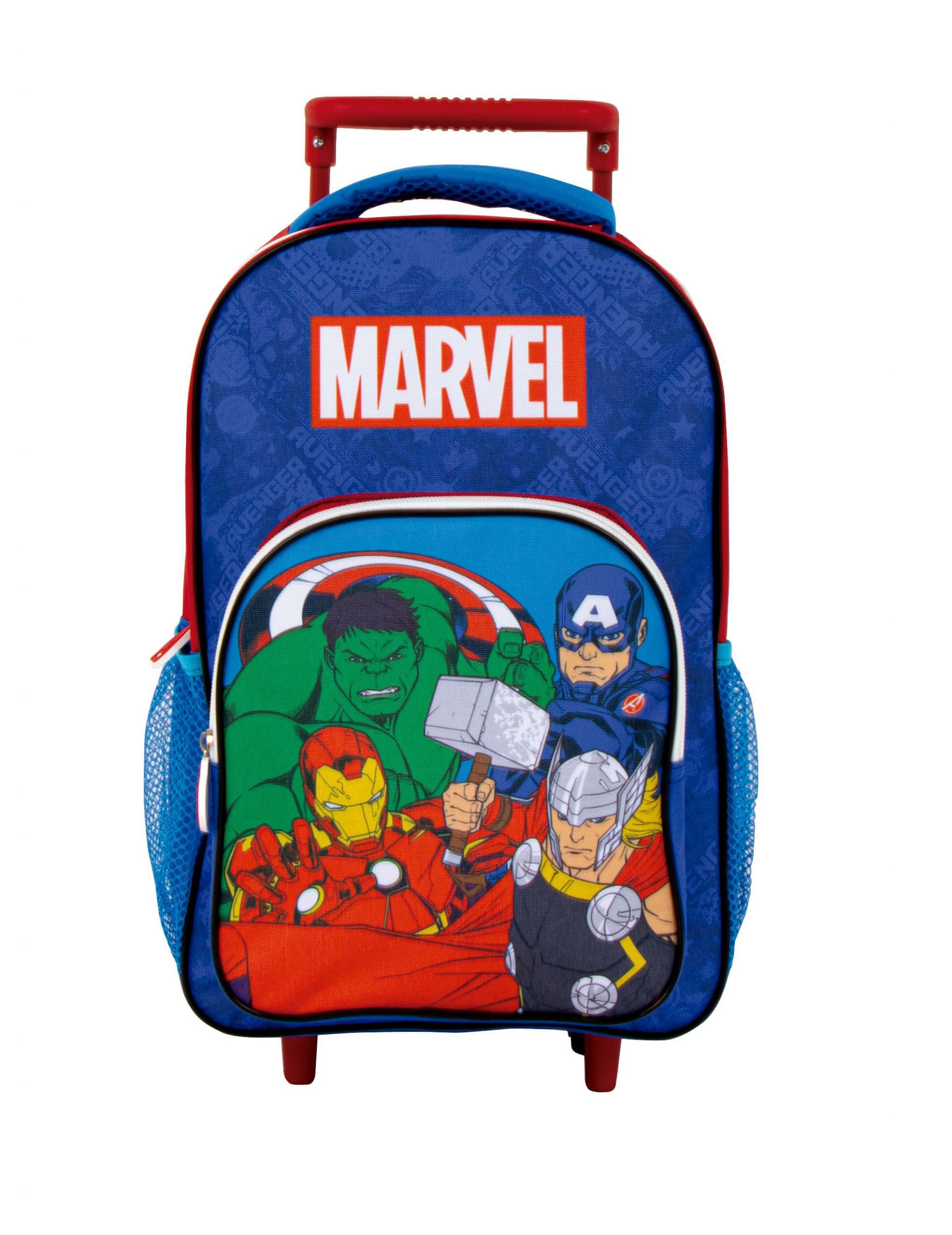 Levně Arditex Dětský batoh na kolečkách Avengers
