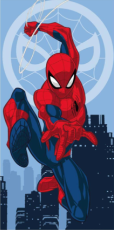 Jerry Fabrics Bavlněná froté osuška 70x140 cm -  Spider-man "Jump 03"