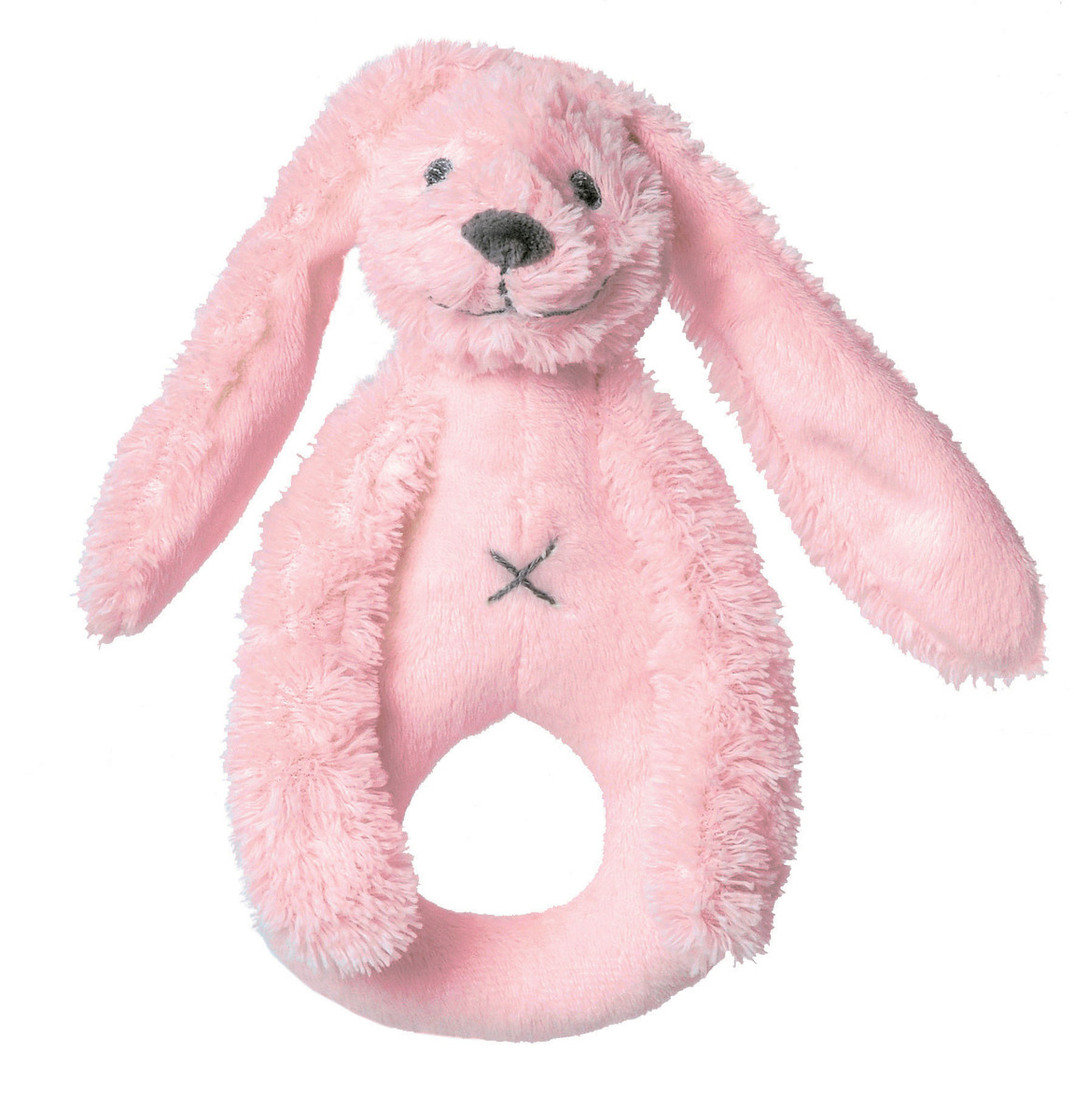 Levně Chrastítko králíček Richie plyšový růžový 18 cm 0+