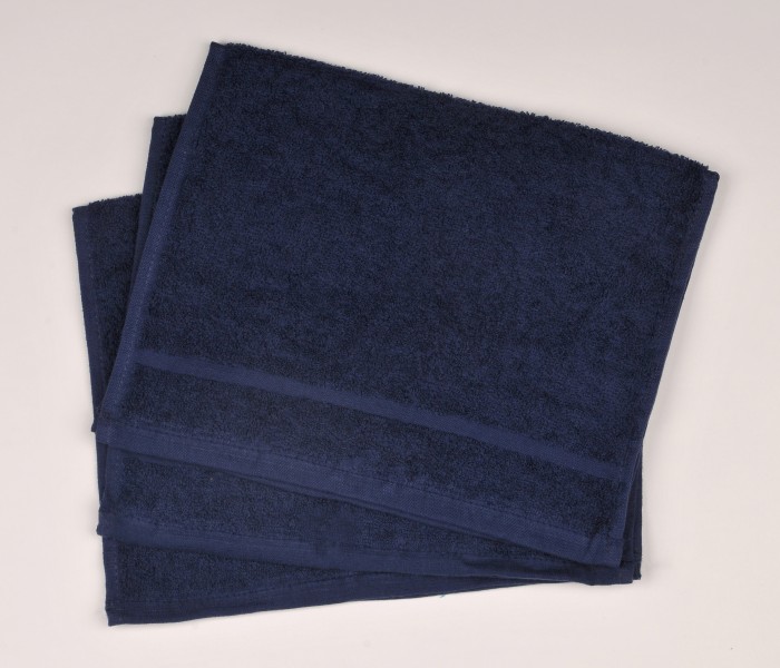 Levně Bavlněný froté ručník CLASSIC 30x50 cm - Tmavě modrá