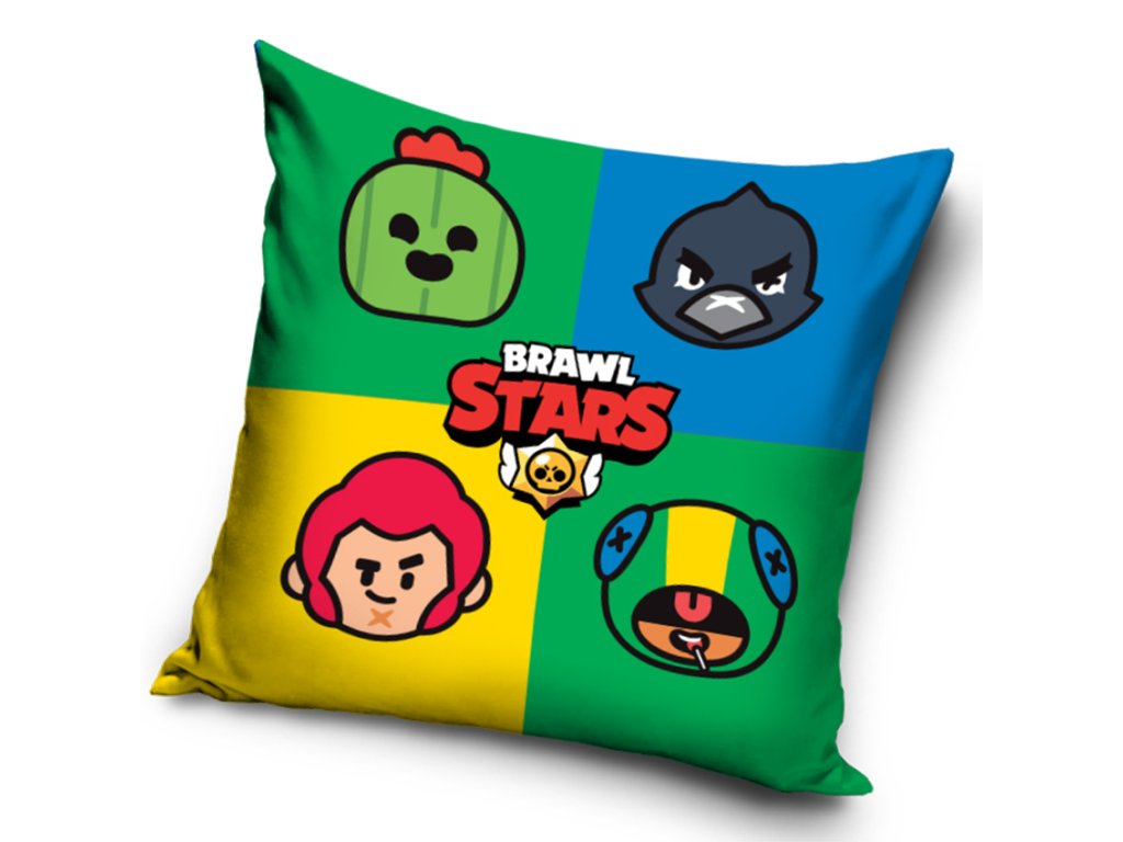 Levně Carbotex Povlak na polštářek 40x40 cm - Brawl stars Portréty