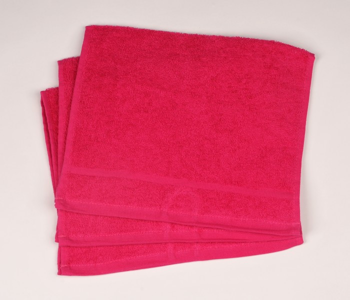 Levně Bavlněný froté ručník CLASSIC 30x50 cm - Purpurová