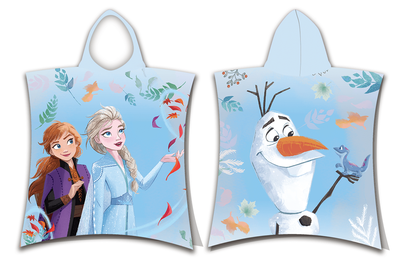 Jerry Fabrics Dětské pončo 50x115 cm - Frozen 2 Blue