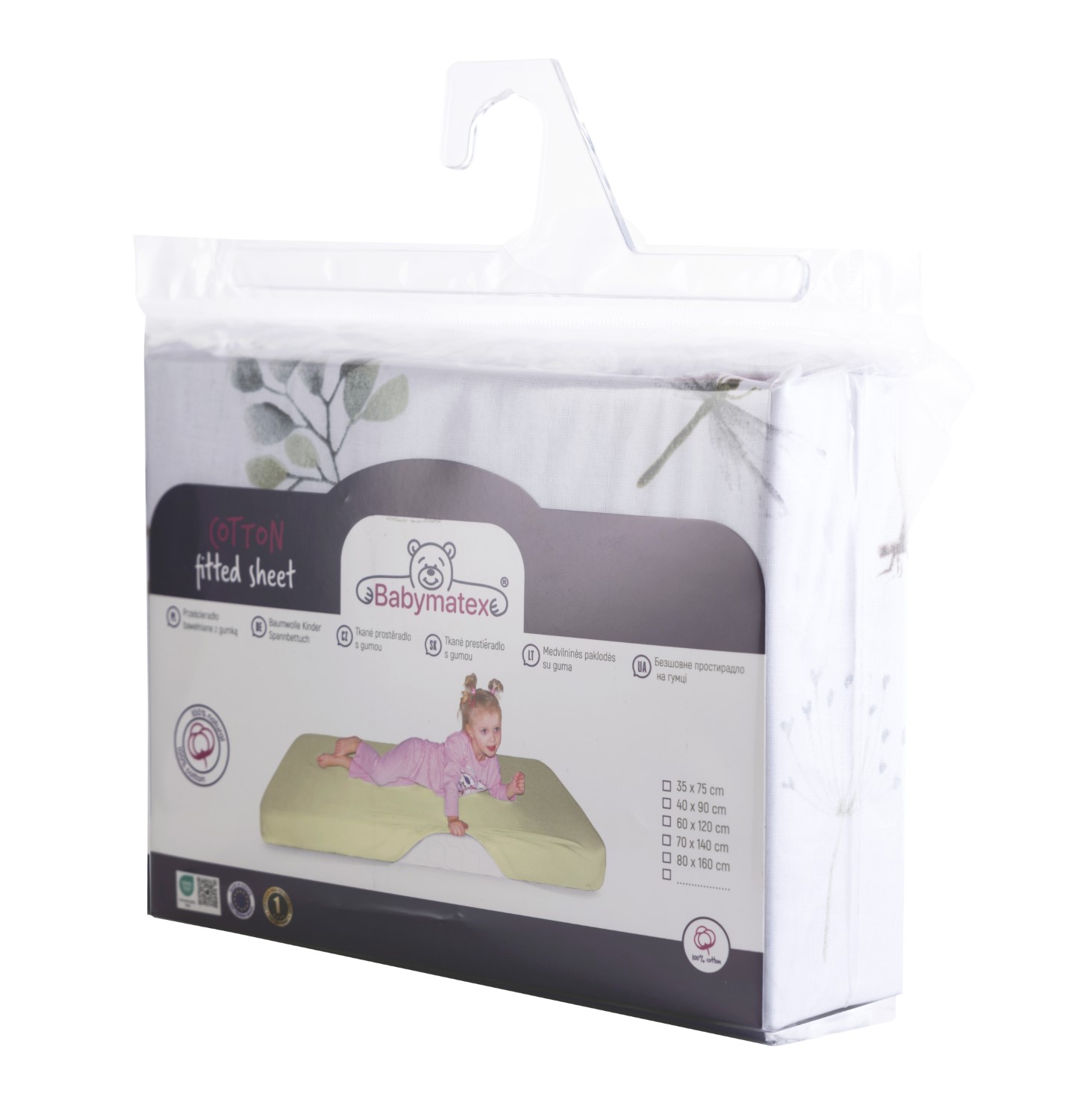Babymatex Bavlněné prostěradlo do postýlky 60x120 cm 5