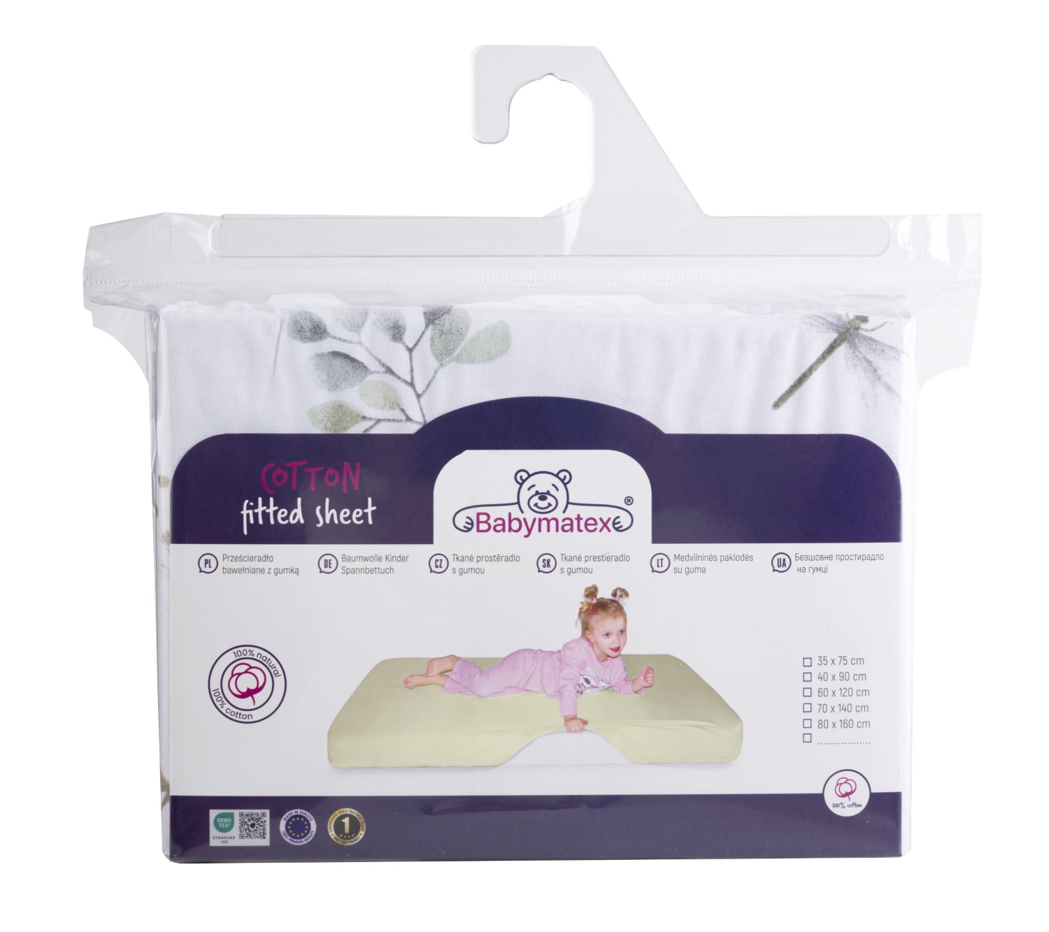 Babymatex Bavlněné prostěradlo do postýlky 60x120 cm 4