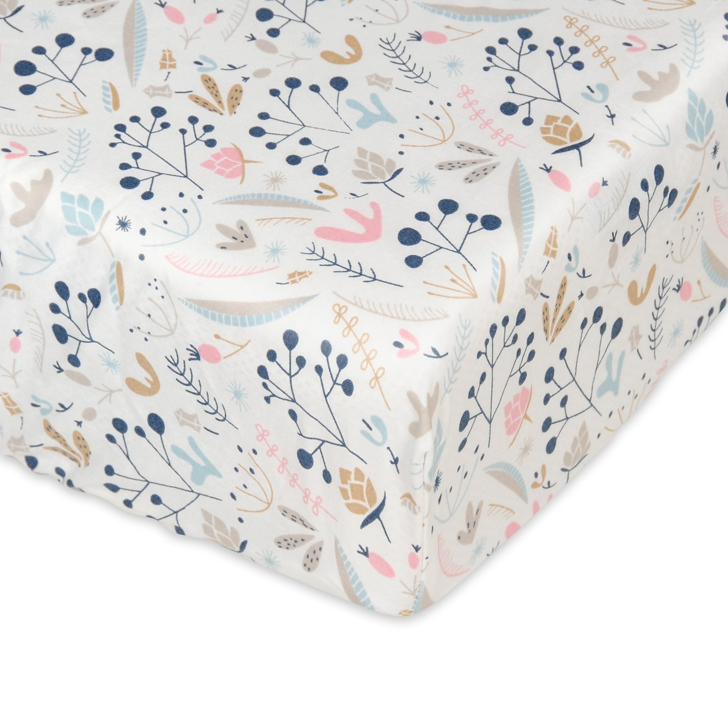 Babymatex Bavlněné prostěradlo do postýlky 70x140 cm - Jeřabiny