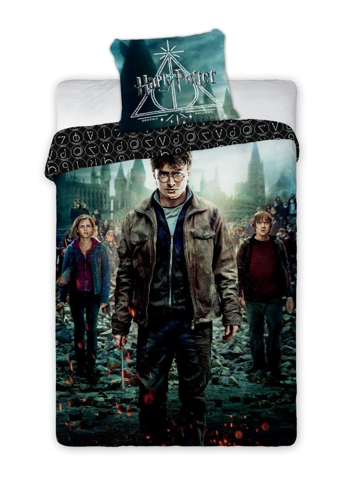 FARO Bavlněné povlečení 140x200 + 70x90 cm - Harry Potter 003
