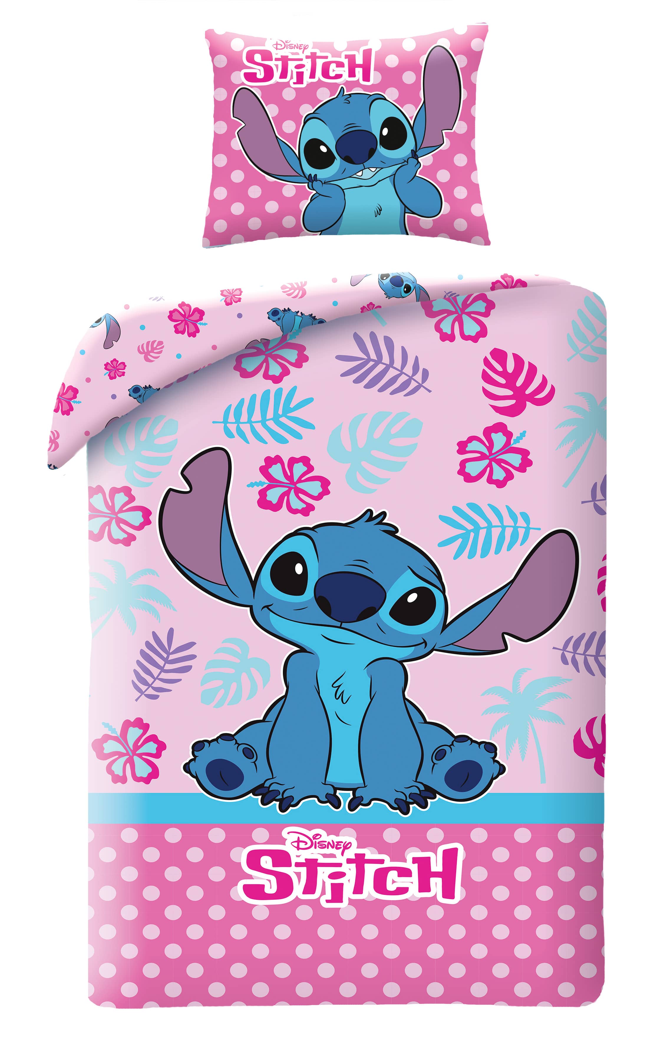 Halantex Bavlněné povlečení 140x200 + 70x90 cm - Lilo a Stitch "Kouzelný Stitch"