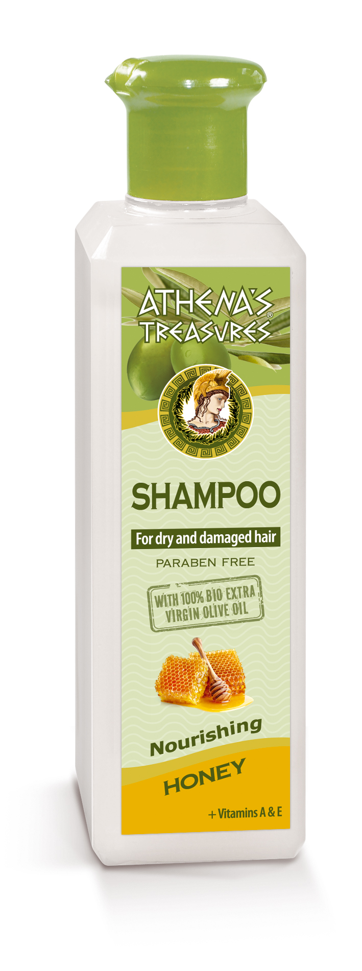 Athena's Treasures Vyživující šampon s olivovým olejem a medem (250 ml)