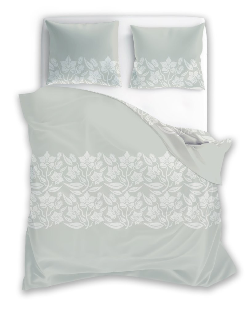 FARO Bavlněné saténové povlečení 140x200 + 70x90 cm - Piano 005