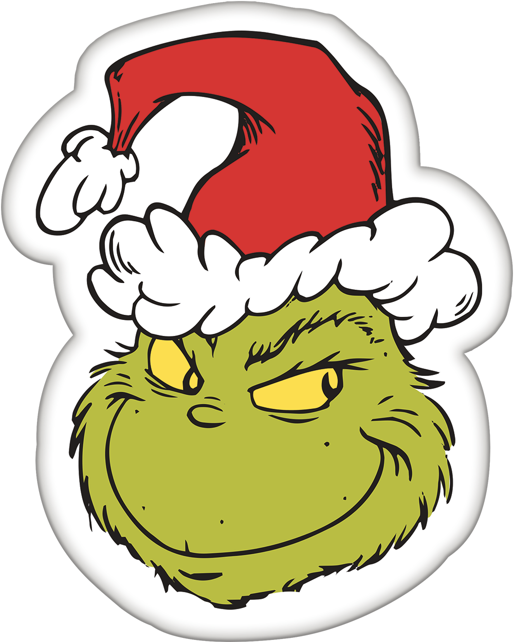 Jerry Fabrics Tvarovaný polštářek - Grinch