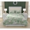 klasicke lozni bavlnene povleceni delux 140x200 70x90cm magnolie zelena 624460 0